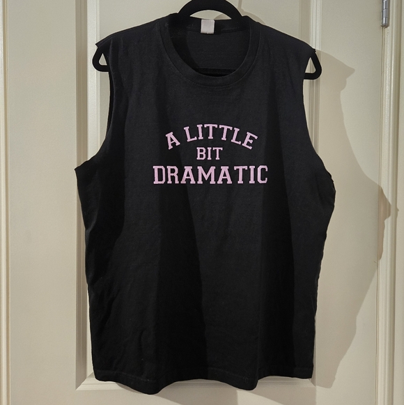 "A Little Bit Dramatic" Tank Top - Picture 1 of 5